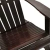 vidaXL Fotel ogrodowy bujany drewniany brązowy Podgląd zdjęcia produktu 10