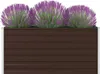 vidaXL Podwyższone łóżko 160 x 80 x 45 cm Stal ocynkowana Podgląd zdjęcia produktu 8