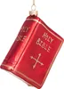 BRUBAKER Bibel Rot - Handbemalte Weihnachtskugel aus Glas - Produktbild-Vorschau 1