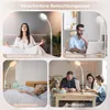 Collage showing a floor lamp in different settings and lighting modes. Produktbild-Vorschau