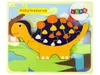 Lean Toys Holzpuzzle Dinosaurier Triceratops Ankylosaurus Produktbild-Vorschau 3