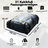 Outsunny Auto Dachbox 21 Kubikfuß Faltbar Wasserdicht Produktbild-Vorschau 3