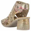 Rieker Damen Sandalette Hochfrontsandale Schaft Cut-Outs Produktbild-Vorschau 4