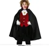 Schwarzes Halloween Vampir Umhang Kostüm 90cm Produktbild-Vorschau 2