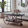 Couchtisch HWC-Q69, Beistelltisch Sofatisch, Reifen Produktbild-Vorschau 9