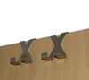 8 x Türhaken X-Form Edelstahl Handtuchhaken - Produktbild-Vorschau 3