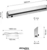2 Stück LED Unterbauleuchte Küche schwenkbar 58cm Aluminium Produktbild-Vorschau 6