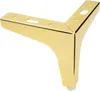 A single gold-colored furniture leg with a modern design is shown against a white background. Produktbild-Vorschau