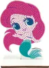 A diamond painting craft kit of a cartoon mermaid character. Voir les images du produit
