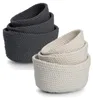 Lot de paniers de rangement en coton de différentes Voir les images du produit 12