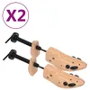 vidaXL Alberi per scarpe 2 paia taglia 41-46 in legno di Anteprima dell’immagine prodotto 7