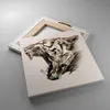 Bild auf Leinwand - Leinwandbild - tiger tier - 30x30cm - Produktbild-Vorschau 2