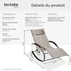 Chaise longue TAYA ergonomique avec fonction de balancement Voir les images du produit 6