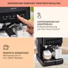 Klarstein Espresso Siebträgermaschine mit Milchaufschäumer, Produktbild-Vorschau 3