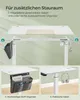 Songmics Schreibtisch, 140cm, weiß, elektrisch Produktbild-Vorschau 7