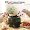alpina Electric Fondue Set 800W - Patelnia 2L dla 6 osób - Podgląd zdjęcia produktu 6