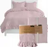 Deco4Home Bettwäsche mit Rüschen | 220x200 | Rosa Produktbild-Vorschau 1