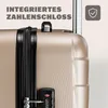 MONZANA® 3tlg. Kofferset Exopack TSA Schloss Hartschalen Produktbild-Vorschau 4