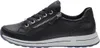 A side view of a black leather sneaker with a zipper. Náhľad obrázku produktu
