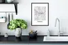 MuchoWow® Gerahmtes Poster Passau - Stadtplan - Deutschland Produktbild-Vorschau 4