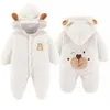 Dojčenská zimná kombinéza Bear Outfit Novorodenecký kabátik Náhľad obrázku produktu 2
