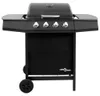 vidaXL Gasgrill mit 4 Flammen Schwarz Produktbild-Vorschau 2