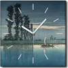 Coloray Uhr auf Leinwand 30x30 cm Wand Uhr Dekoration Produktbild-Vorschau 1