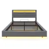 Merax Polsterbett 140x200 mit LED und wendbares Kopfteil, Produktbild-Vorschau 7