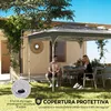 Faltpavillon (3,5 x 3,5 m) mit Doppeldach und Tragetasche, Produktbild-Vorschau 6
