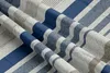 Mikrofaser Bettwäsche-Set 135x200 cm 80x80 cm Blau Beige Produktbild-Vorschau 5