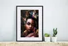 MuchoWow® MuchoWow® Gerahmtes Poster Frau - Farbe - Flora Produktbild-Vorschau 6