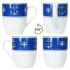 Ahoy 6x hrnek na kávu 280ml 6 osob námořnické nádobí šálek Náhled obrázku produktu 4