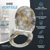 SANILO® WC-Sitz mit Absenkautomatik und Schnellverschluss Produktbild-Vorschau 3