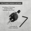 Wolfcraft 2544000 -  Vorbohrer mit Senker und Tiefenstopp Produktbild-Vorschau 8