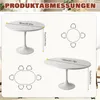 Ausziehbarer Esstisch100–130 x 80 cm,für 4–6 Personen Produktbild-Vorschau 2