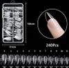240 Stück Acryl Tips für Gelnägel Künstlich Nagelspitzen Produktbild-Vorschau 2