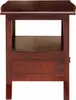 vidaXL Nachttisch Braun 40 x 40 x 45,5 cm Massives Mahagoni Produktbild-Vorschau 5