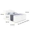 ALTDECOR Boxspringbett mit 2 Matratzen und Topper - 200x200 Produktbild-Vorschau 6