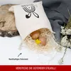 Oster- Baumwollbeutel-Set mit süßen Hasenmotiven und Produktbild-Vorschau 4