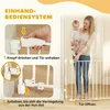 PawHut – bezpečnostná zábrana na schody a dvere, 74,5–111,5 Náhľad obrázku produktu 5
