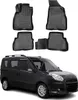 2010-2021 Fiat Doblo Tappetini TPE Nero 4 pz Anteprima dell’immagine prodotto 1