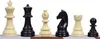 Pièces d'échecs Staunton n° 3, plastique (Roi 65 mm) Voir les images du produit 1