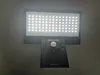 A solar-powered wall light with multiple LEDs is mounted on a wall. Produktbild-Vorschau