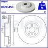 DELPHI Bremsscheibe für BMW X4 (F26) 348mm BG9345C Produktbild-Vorschau 1