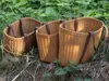 360Home Korbtasche Korb Geflecht Kunstrattan Braun Griff Produktbild-Vorschau 4