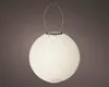 Zahradní osvětlení solární lampion závěsný bílý Ø 25 x 23 Náhled obrázku produktu 2