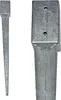 Two views of a metal ground spike, one full view and one close-up. Produktbild-Vorschau