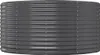 A dark gray, corrugated metal raised garden bed. Náhľad obrázku produktu