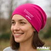 Huuraa Beanie Ostfriese mit Herz Fuchsia One Size Baumwolle Produktbild-Vorschau 2