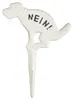Esschert Design cartello per cani "No!" bianco; HB18 Anteprima dell’immagine prodotto 1